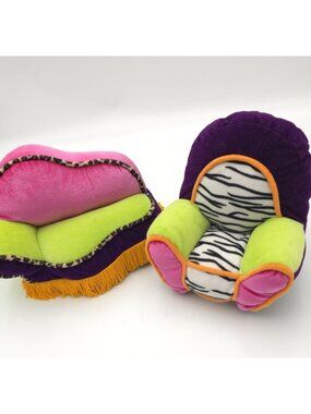 Groovy Girls Doll Furniture Plush Sofa Chair Couch Set Manhattan Toy